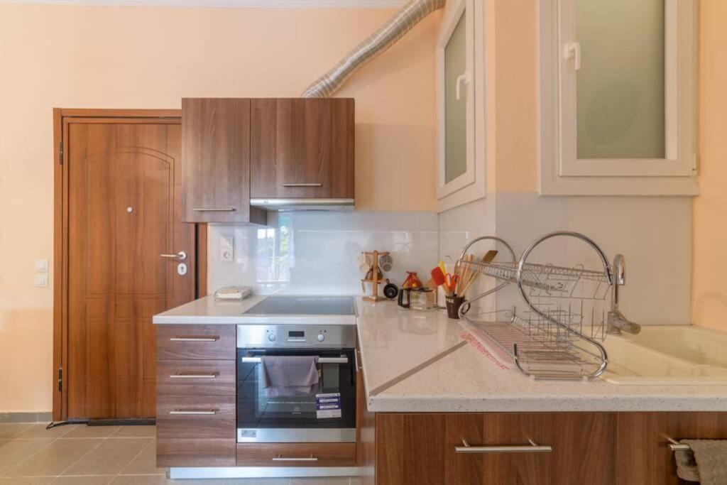 Bright Newly Renovated Apt Near Beach & Center+Ac Anemomylos Екстериор снимка